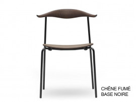 Chaise scandinave modèle CH 88T assise bois. Edition neuve. 