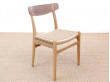 Mid-Century Modern CH 23 chair by Hans Wegner. New product.