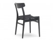 Mid-Century Modern CH 23 black chair by Hans Wegner. New product.