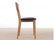 Mid-Century modern scandinavian dining chair model Peter by Niels Koefoed, new edition