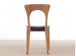 Mid-Century modern scandinavian dining chair model Peter by Niels Koefoed, new edition