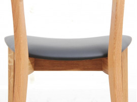 Mid-Century modern scandinavian dining chair model Peter by Niels Koefoed, new edition