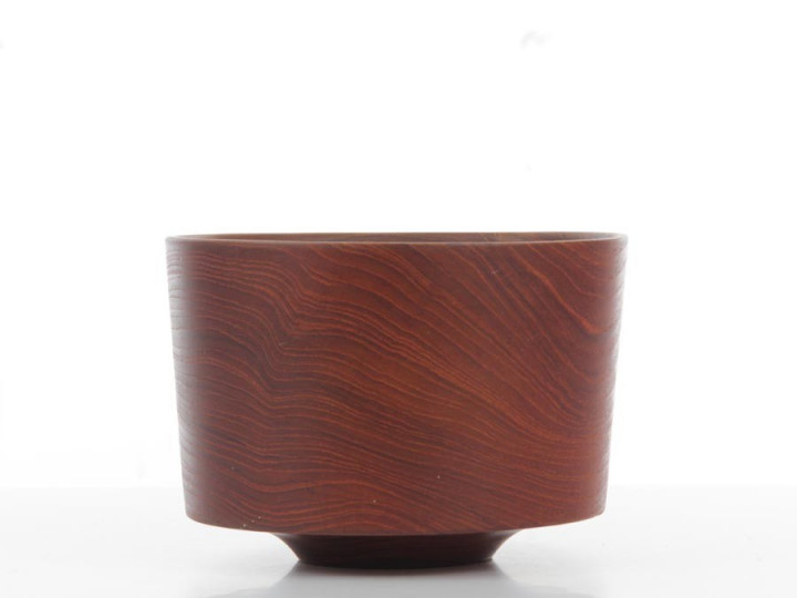 Mid-Century  modern scandinavian bowl in teak