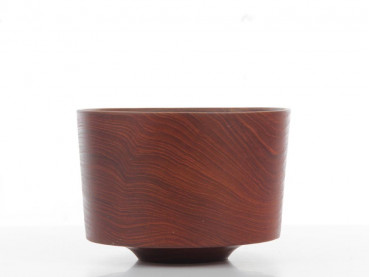 Mid-Century  modern scandinavian bowl in teak