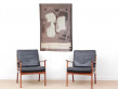 Mid century modern scandinavian wall tapestry signed VJ 67. 130 x 90 cm