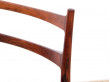 Mid-Century  modern scandinavian set of 6 chairs by H. Rosengren Hansen in Rio rosewood.