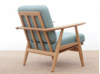 Fauteuil scandinave modèle "Cigar" GE 240. Nouvelle édition