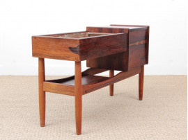 Mid-Century modern scandinavian planter table by Arne Wahl Iversen in Rio rosewood