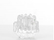 Mid-Century modern scandinavian glass candle holder 