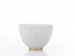 Mid-Century modern white porcelain bowl by Gunnar Nylund