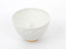 Mid-Century modern white porcelain bowl by Gunnar Nylund