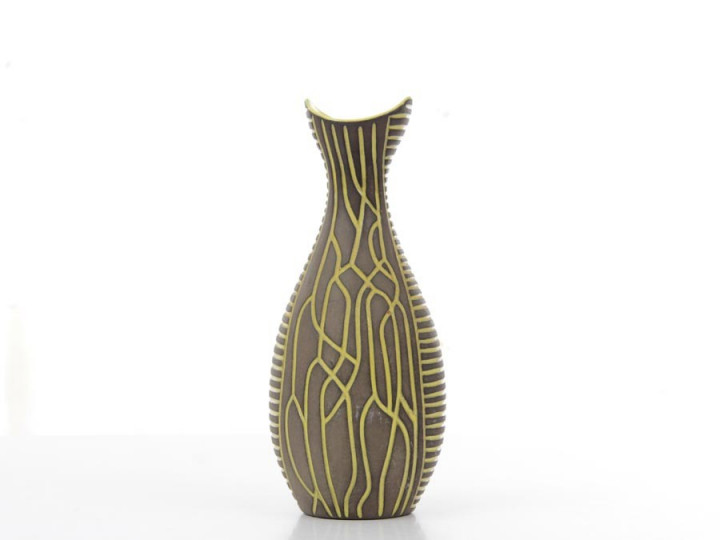 Mid-Century modern scandinavian ceramic vase by Hjördis Oldfors for Upsala Ekeby