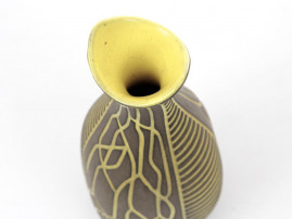 Mid-Century modern scandinavian ceramic vase by Hjördis Oldfors for Upsala Ekeby