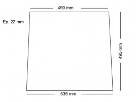 Seat frame for "Colonial Chair" by Ole Wansher. Compatible for old and new editions.