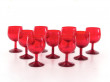 Mid-Century modern scandinavian wine  glasses by Kosta Boda