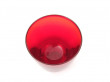 Suite de 11 verres timbale, rouges.