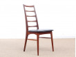 Mid-Century  modern scandinavian set of 4 teak chairs modele Lis  by Niels Koefoed