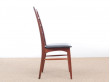 Mid-Century  modern scandinavian set of 4 teak chairs modele Lis  by Niels Koefoed