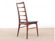 Mid-Century  modern scandinavian set of 4 teak chairs modele Lis  by Niels Koefoed