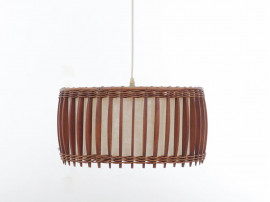 Suspension scandinave en teck et tissu 