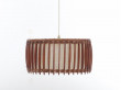 Suspension scandinave en teck et tissu 