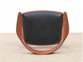 Set of 4 Scandinavian armchairs "The Chair" in solid teak by Hans Wegner. 