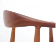 Set of 4 Scandinavian armchairs "The Chair" in solid teak by Hans Wegner. 