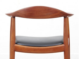 Suite de 4 fauteuils scandinaves "The Chair" en teck.