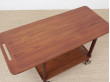 Mid-Century  modern teak  servig cart in teak by Johannes Andersen