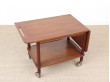 Mid-Century  modern teak  servig cart in teak by Johannes Andersen