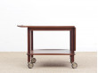 Mid-Century  modern teak  servig cart in teak by Johannes Andersen