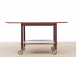 Mid-Century  modern teak  servig cart in teak by Johannes Andersen