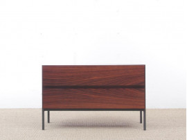 Mid-Century modern small chest of drawers in Rio rosewood by Arne Wahl Iversen