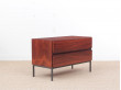 Mid-Century modern small chest of drawers in Rio rosewood by Arne Wahl Iversen