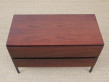 Mid-Century modern small chest of drawers in Rio rosewood by Arne Wahl Iversen