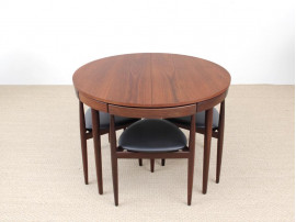 Mid-Century Modern dining set by Hans Olsen for Frem Rojle.