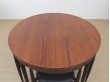 Dining set scandinave en teck. 