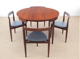 Dining set scandinave en teck. 