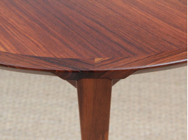 Mid-Century Modern dining table by Harry Rosengren Hansen for brande Møbelindustri in Rio rosewood.