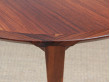 Mid-Century Modern dining table by Harry Rosengren Hansen for brande Møbelindustri in Rio rosewood.