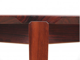 Mid-Century Modern dining table by Harry Rosengren Hansen for brande Møbelindustri in Rio rosewood.