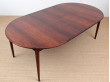 Mid-Century Modern dining table by Harry Rosengren Hansen for brande Møbelindustri in Rio rosewood.