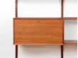 Mid century modern scandinavian wall system Cado in teak by Poul Cadovious