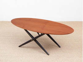 Table basse scandinave Ovalette 