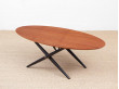 Table basse scandinave Ovalette 