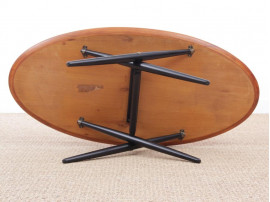 Mid-Century  modern scandinavian Ovalette table by  Ilmari Tapiovaara