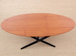 Mid-Century  modern scandinavian Ovalette table by  Ilmari Tapiovaara