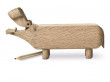Kay Bojesen  wooden hippo, new edition.
