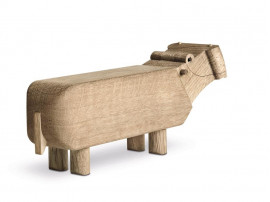 Kay Bojesen  wooden hippo, new edition.