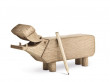 Kay Bojesen  wooden hippo, new edition.